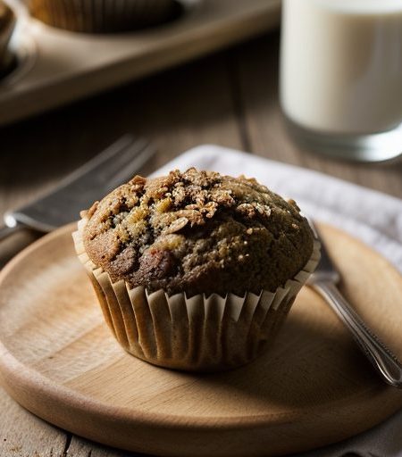 Heary Fig Oatbran Muffins recipe image
