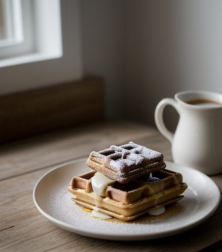 Heavenly Belgian Waffles recipe image