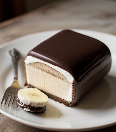 Heavenly Chocolate Banana "Creme" Log recipe image