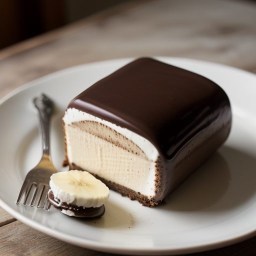 Heavenly Chocolate Banana "Creme" Log recipe image