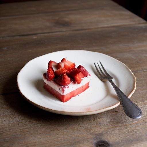 Heavenly Strawberries Romanoff recipe image