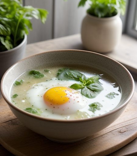 Herb & Egg Soup recipe image