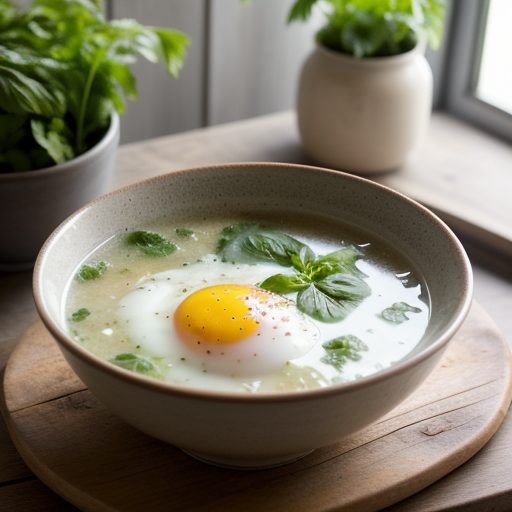 Herb & Egg Soup recipe image