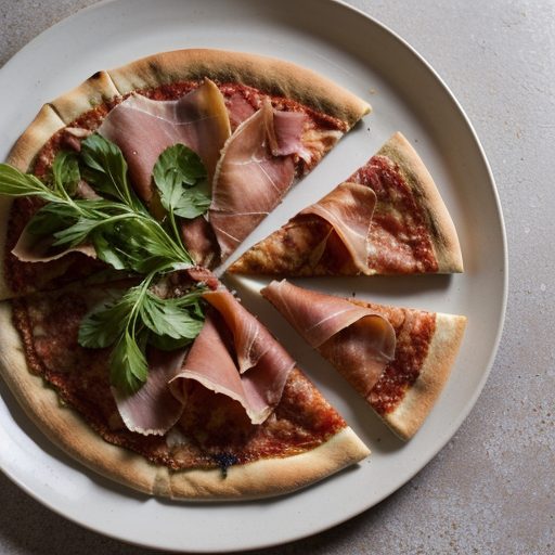 Herb-Grilled Pizza With Prosciutto recipe image