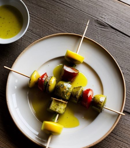 Herb Marinade for Vegetable Kabobs recipe image