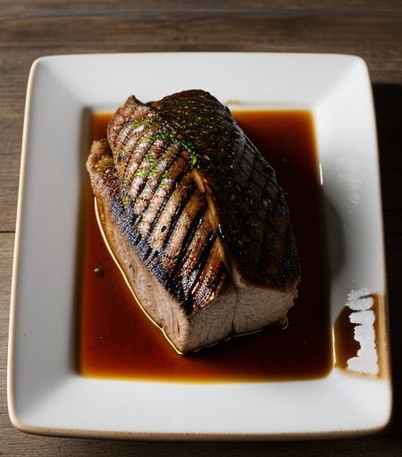 Herb Marinaded Deer Roast recipe image