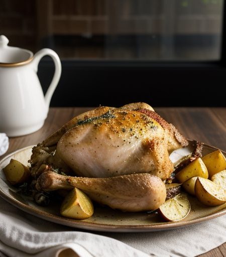 Herb Roasted Chicken & Potatoes recipe image