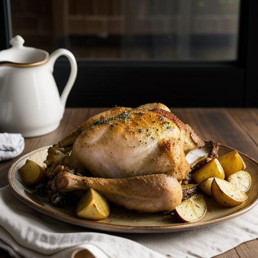 Herb Roasted Chicken & Potatoes recipe image