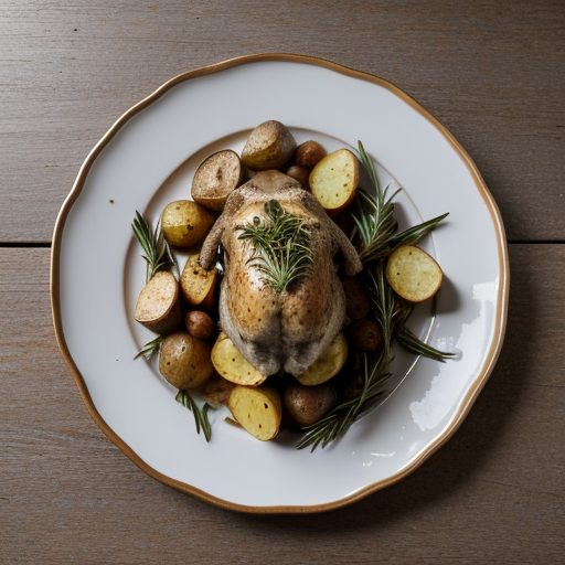 Herb Roasted Rabbit and Potatoes recipe image