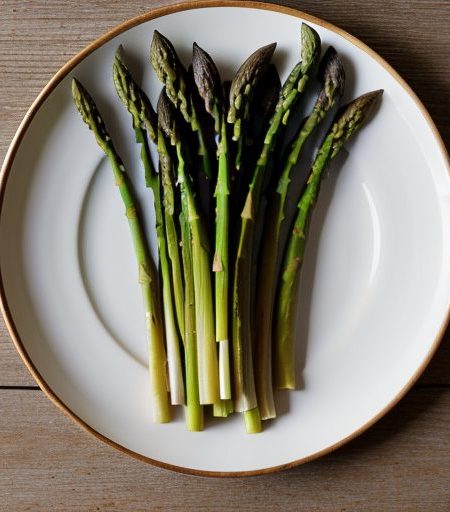 Herbed Asparagus With Shiitakes and Parmesan recipe image