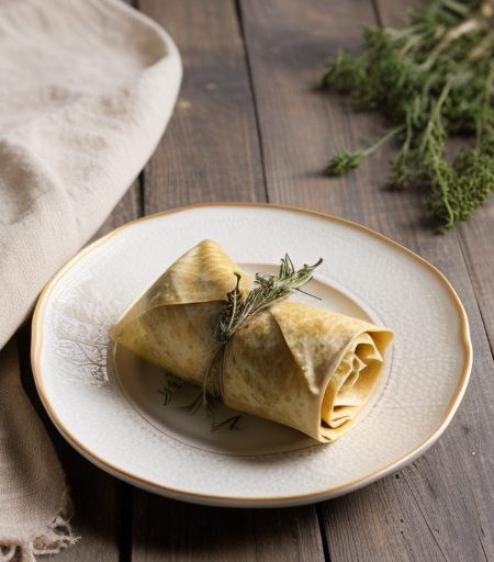 Herbed Breast of Chicken Wrapped in Phyllo recipe image