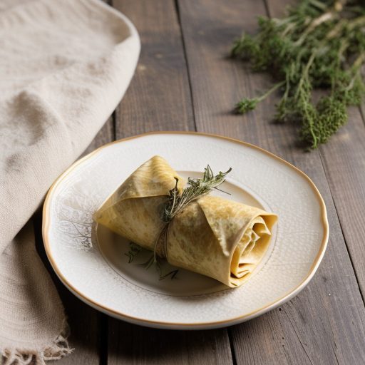 Herbed Breast of Chicken Wrapped in Phyllo recipe image