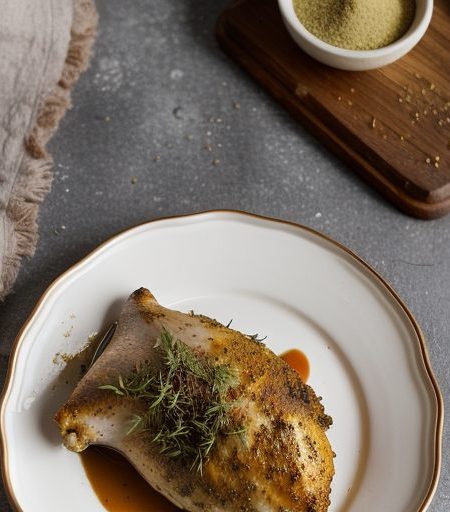 Herbed Chicken Rose recipe image