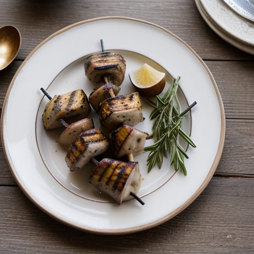 Herbed Cornish Hens With Potato Kabobs recipe image
