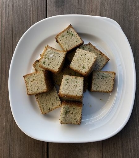 Herbed Garlic Croutons recipe image