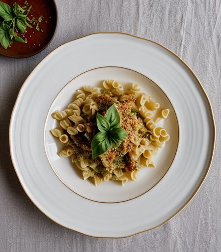 Herbed Macaroni Parmesan recipe image