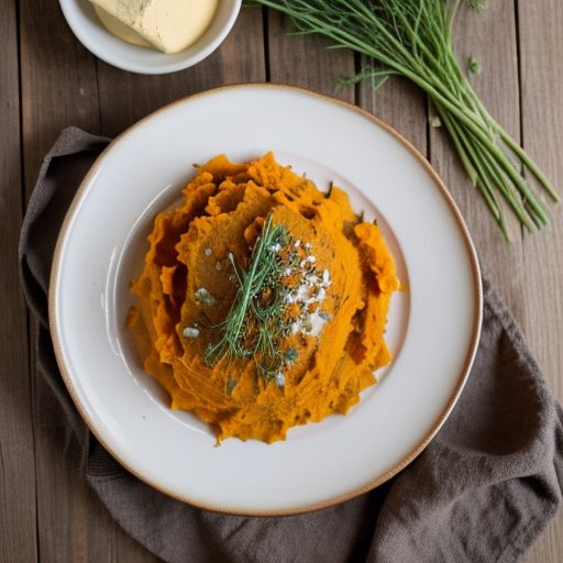 Herbed Mashed Sweet Potatoes recipe image