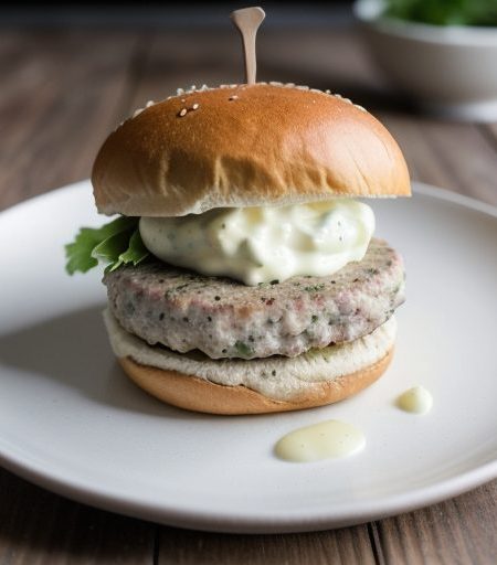 Herbed-Onion Turkey Burgers recipe image