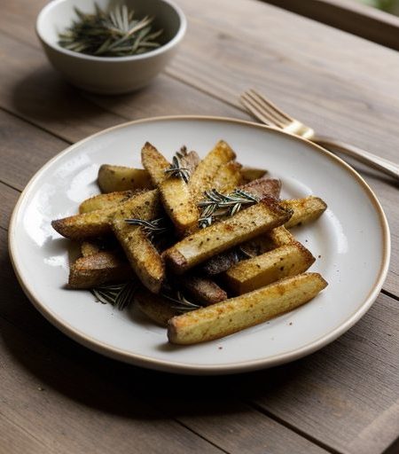 Herbed Parmesan Oven Fries recipe image