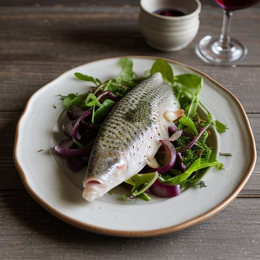 Herbed Petrale Sole With Pickled Sweet Onions - Country L recipe image