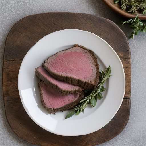 Herbed Roast Beef in Salt Crust recipe image