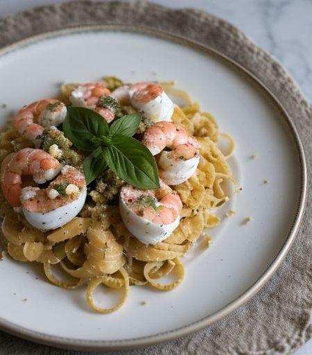 Herbed Shrimp and Feta Casserole recipe image
