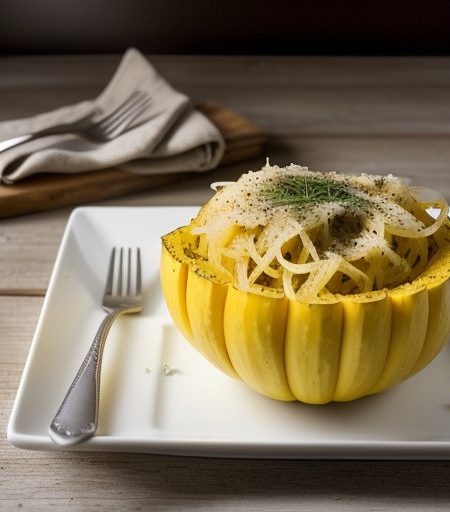 Herbed Spaghetti Squash With Mozzarella recipe image