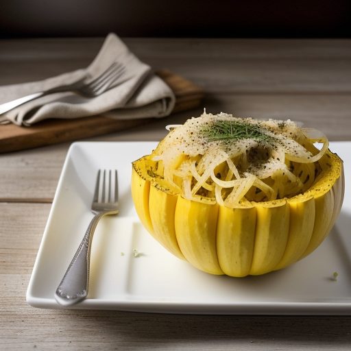 Herbed Spaghetti Squash With Mozzarella recipe image