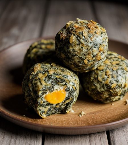 Herbed Spinach Balls-Ww >-}Dgsv43 A recipe image