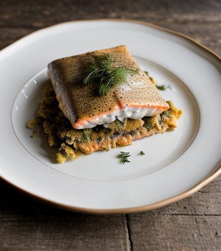 Herbed Trout With Sour Cream recipe image