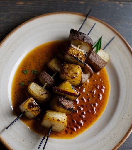 Herbed Two-Potato Skewers recipe image