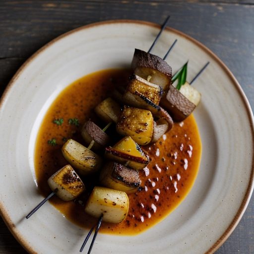 Herbed Two-Potato Skewers recipe image