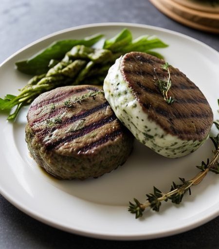 Herbed Veal Burgers With Aoli recipe image