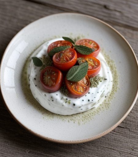 Herbed-Yogurt Baked Tomatoes (1 PTS recipe image
