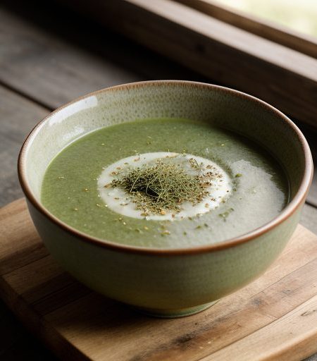 Herbed Zucchini-Pea Soup recipe image