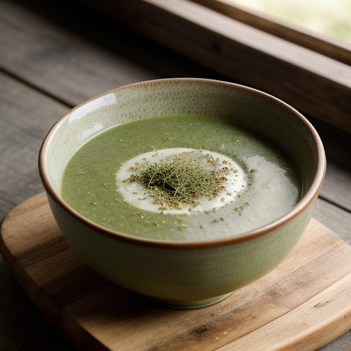 Herbed Zucchini-Pea Soup recipe image