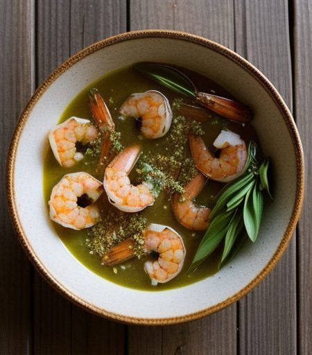 Herbs, Lemon, and Shrimp Sauce recipe image