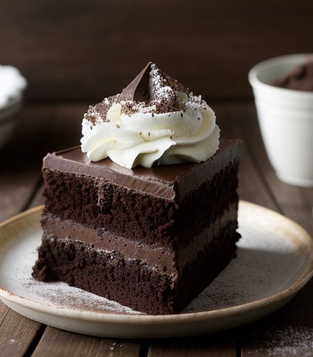 Hershey's Dark Chocolate Cake recipe image