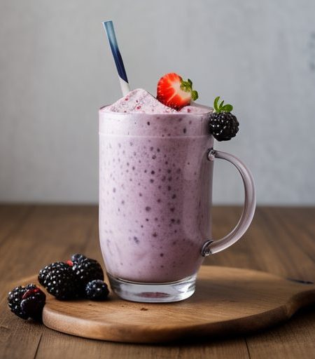 Hi Fiber Berry Smoothie recipe image