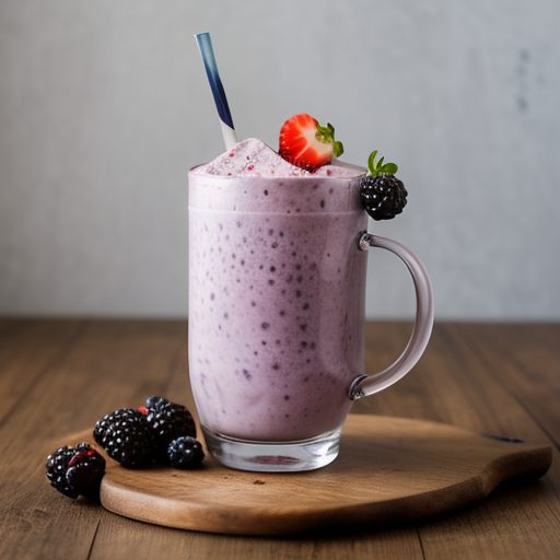 Hi Fiber Berry Smoothie recipe image