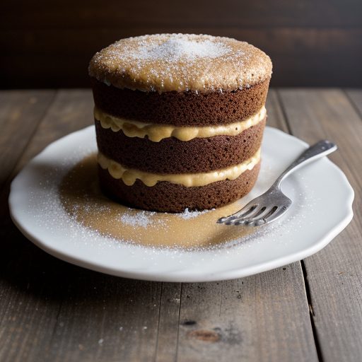 Hi-Protein Applesauce Cake recipe image