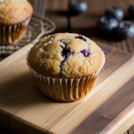 High-Protien Blueberry Muffins recipe image