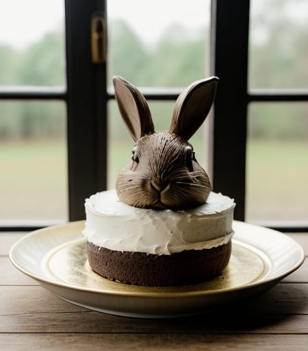 Hippity Hop Bunny Cake recipe image