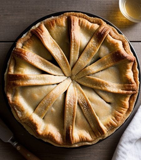 Hold-the-Sugar Apple Pie recipe image