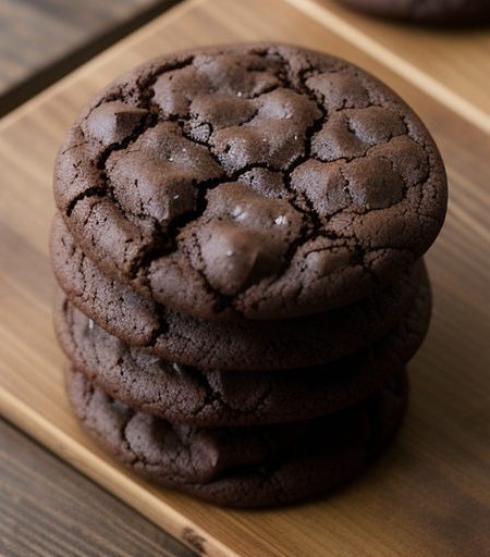 Holiday Double Chocolate Cookies recipe image
