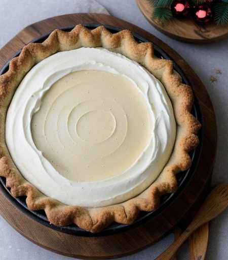 Holiday Eggnog Pie recipe image