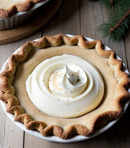 Holiday Eggnog Pie From Brigitte Sealing recipe image