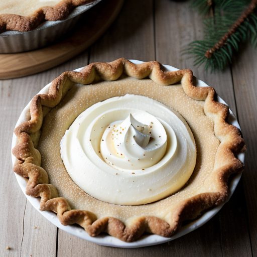 Holiday Eggnog Pie From Brigitte Sealing recipe image