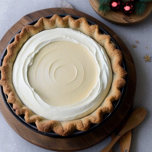 Holiday Eggnog Pie recipe image