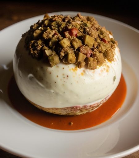 Holiday Ham & Chili Cheese Ball recipe image